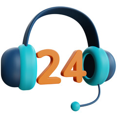 customer support 3d illustration