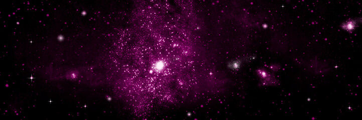 Fototapeta premium galaxy in a free space.