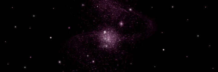 galaxy in a free space.