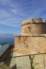 An old Hidilik tower in Antalya, Turkey            