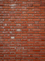 Weathered red brick wall texture for background