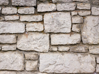 Old gray stone wall texture background