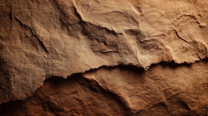 Fototapeta premium Close-up of a weathered stone surface featuring intricate ancient carvings, runic symbols, and hieroglyphic-style script