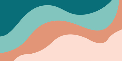 Modern colorful abstract background with dynamic wavy shapes, Minimal wavy background. Vector illustration