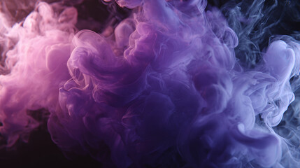 Abstract and mesmerizing colorful smoke forming ethereal shapes, creating a captivating visual effect. The interplay of colors and forms evokes a sense of wonder and intrigue