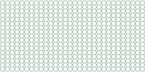 Subtle Minimalist Seamless Vector Pattern of Connected Hexagons on White Background