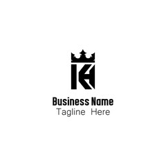 K Crown Monogram Logo Concept with Variations