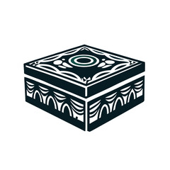 Geometric Box Ornament Vector Pattern Illustration