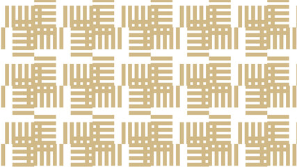 Beige Woven Square Pattern on White Background geometric squares