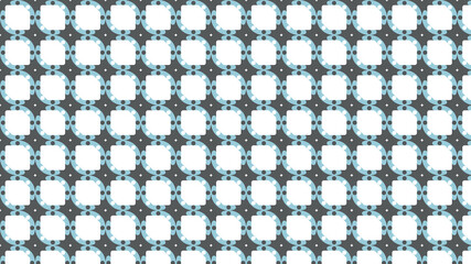 Dense Geometric Pattern of Blue and Gray Squares on White abstract background
