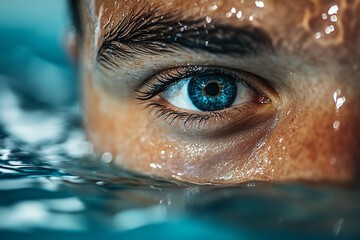 Generative AI image of smiling athletes during individual or group fitness training session including gym coach and mixed gender outdoor workouts