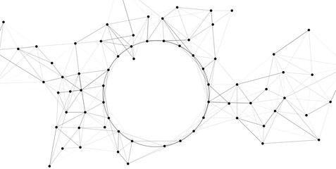 Abstract Technology Network Background  Digital Connectivity Concept