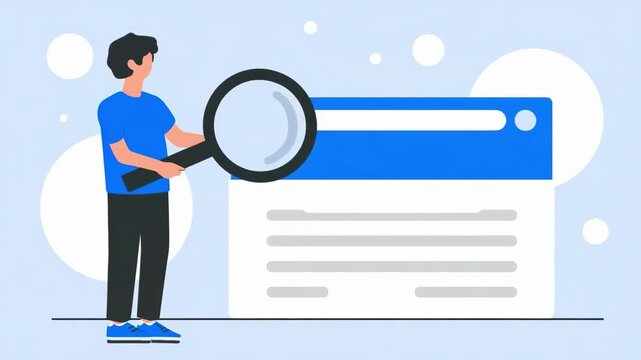 Medium shot of a person adjusting configuration settings on a minimalist search homepage focusing on simplified widget placement and user preferences.