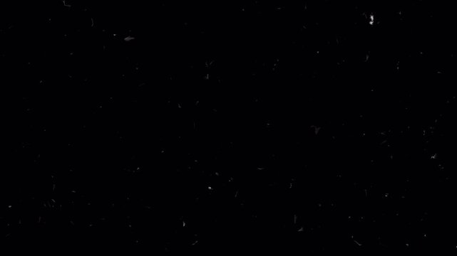 Old film tape wit noise, dust and grain texture. Old damaged film effect. Film scratch 4K animation overlay.