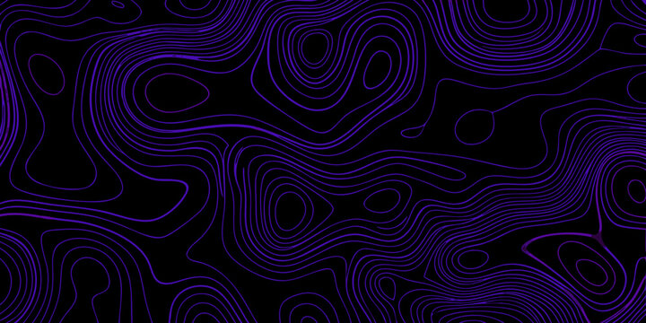 Abstract flowing lines create a mesmerizing purple pattern on a dark background