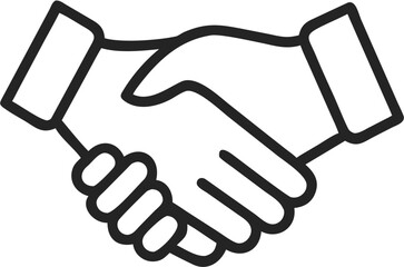 hand shake between two businessmen