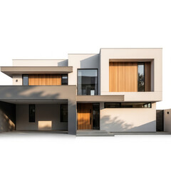 facade of a building with columns