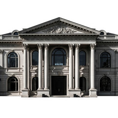 facade of a building with columns