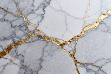 Obraz premium Luxury Marble Texture, Gold Veins, Elegant Design, High Resolution, Natural Stone, Interior Decor, Wall Art