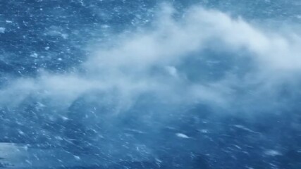 Majestic whale breaching in turbulent ocean waves, showcasing nature's power in a dramatic seascape