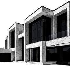 facade of a building with columns