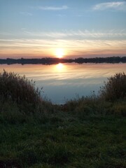 Sunset Mirror of Nature