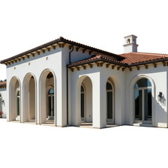 facade of a building with columns