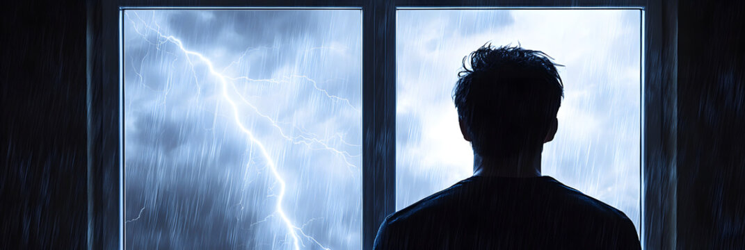 Astraphobia and the Unsettling Fear of Thunder and Lightning wide banner - white background