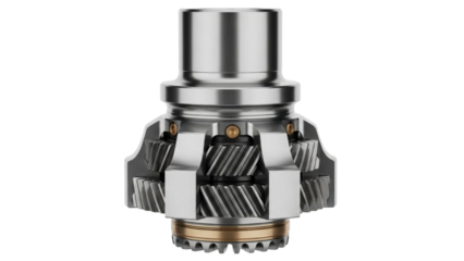 Isolated car part differential for drivetrain transmission torque to wheel rotation engine power