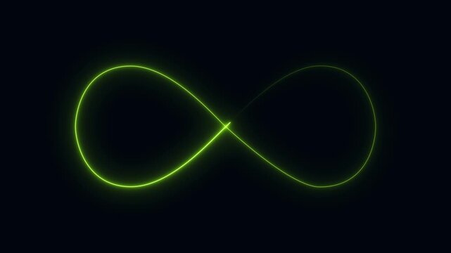 Abstract background with infinity sign. Digital background.