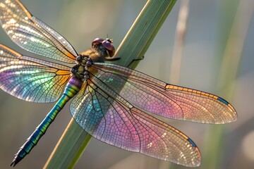 dragonfly on leaf