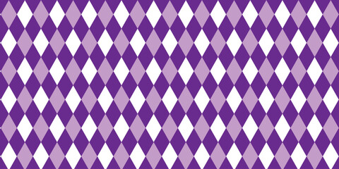 Mardi Gras banner with Mardi Gras Seamless Pattern. Vector illustration, streamers confetti