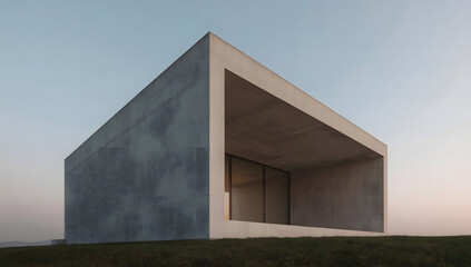 Minimal Concrete Pavilion