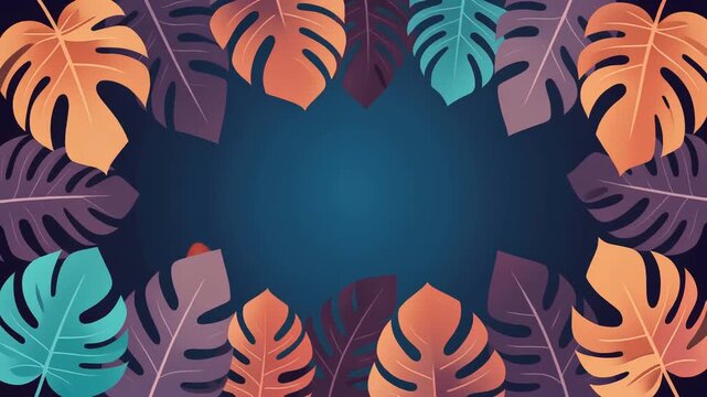 Seamless vector art design featuring a colorful abstract background with floral patterns and tribal feather symbols for nature-inspired texture and decoration