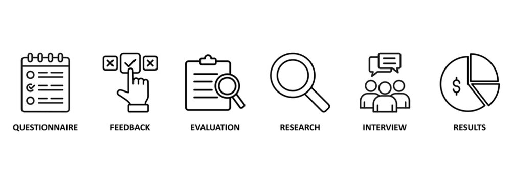 Srm banner web icon vector illustration concept of supplier relationship management with icon of product, delivery, supply, chain, checklists, cycle, agreement, process, system 