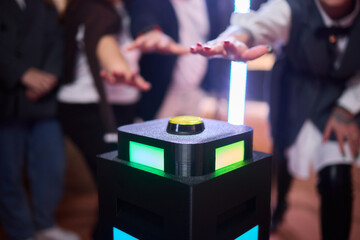 The Exciting Quiz Show Contestants Are All Set and Ready to Play for an Amazing Experience © Евгений Вершинин