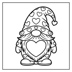 Happy Valentine's Day Bold & Easy Coloring Book