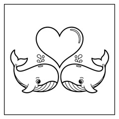 Happy Valentine's Day Bold & Easy Coloring Book