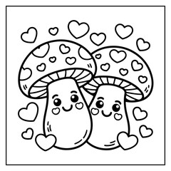 Happy Valentine's Day Bold & Easy Coloring Book