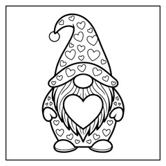 Happy Valentine's Day Bold & Easy Coloring Book