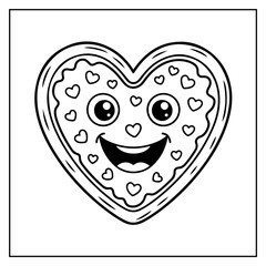 Happy Valentine's Day Bold & Easy Coloring Book