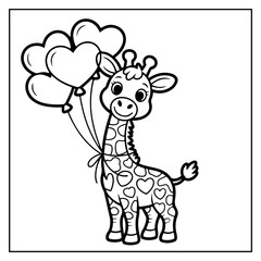 Happy Valentine's Day Bold & Easy Coloring Book