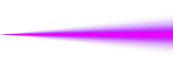 Horizontal purple pink line lighting glowing neon stripe laser beam with color spectrum energy wave gradient ray effect and vibrant light lines on transparent background abstract art