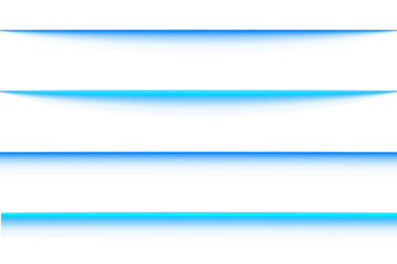 Blue horizontal line lighting glowing neon stripe laser beam with color spectrum energy wave gradient ray effect and vibrant light lines on transparent background abstract art