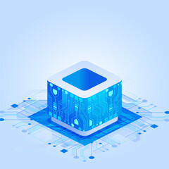 Digital cube data, processing and storage