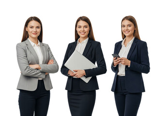 Diverse Young Business Professional Team with Laptop and Smartphone
