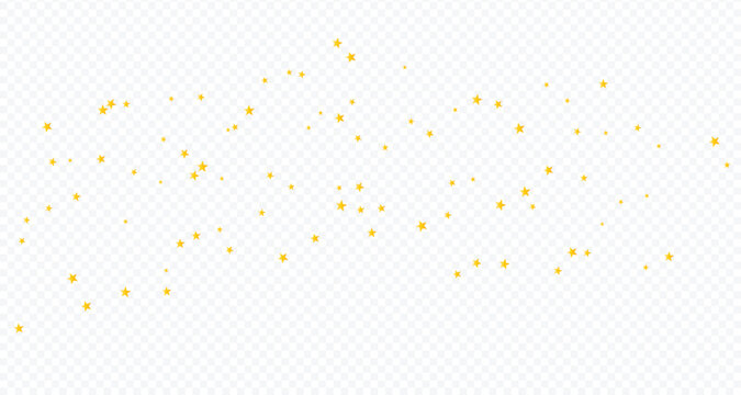 Yellow stars scattered graphic gold themed design, Golden star pattern for decoration