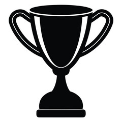 gold cup isolated on white background