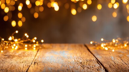 Warm light shines on wooden surface during evening gathering