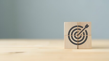 Strategic Planning, Business Goals, Office Environment, Graphic Representation, Target Achievement Concept